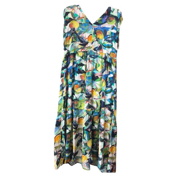 Dolcezza Artwear Tie Shoulder Dress NWT - Picture 2 of 5